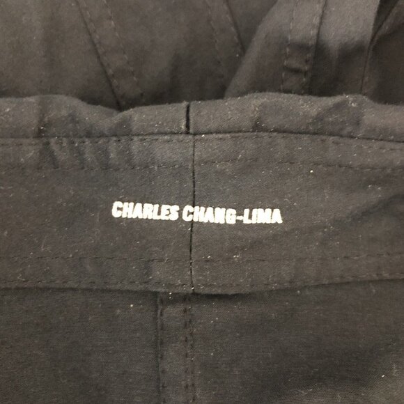 Charles Chang-Lima Womens Size 4 Black Cotton Blend Jacket - Picture 3 of 4